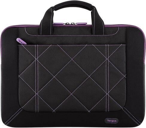 Targus Pulse Shockproof, Weather-Resistant Slipcase for 16-Inch Laptop, Black/Purple (TSS57401US) in Saudi Arabia