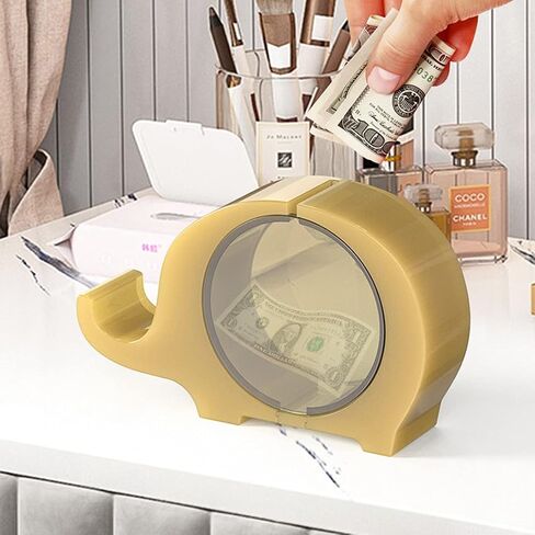 KyeeaDIY 2 Pcs Piggy Bank Resin Molds Storage Elephant Hippo Pig Silicone Mold Coin Holder Molds Resin Jewelry Box Epoxy Mould DIY Crystal Agate Casting Mold for Coins, Jewelry Organizer in Saudi Arabia