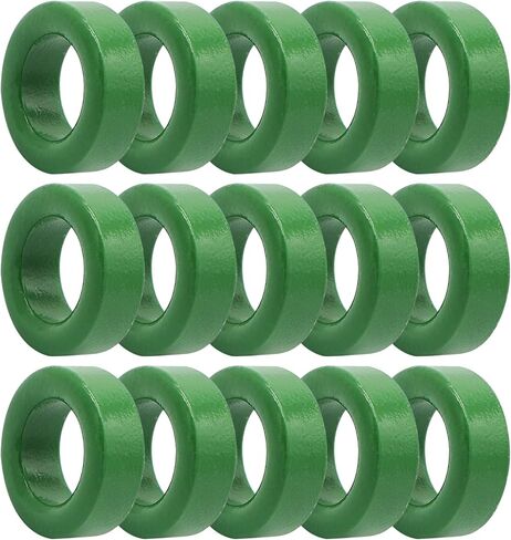 15 قطعة (أخضر) 22X14X8mm حلقي النواة، حلقات الفريت لفائف الحث in Kuwait