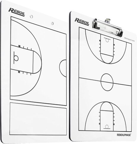 Coaches Boards - Premium Dry Erase 2 Sided Tactical Clipboards - Choose from Baseball, Basketball, Soccer, or Volleyball in Saudi Arabia