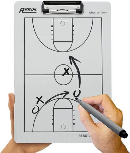 Coaches Boards - Premium Dry Erase 2 Sided Tactical Clipboards - Choose from Baseball, Basketball, Soccer, or Volleyball in Saudi Arabia