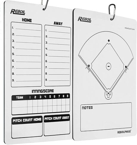 Coaches Boards - Premium Dry Erase 2 Sided Tactical Clipboards - Choose from Baseball, Basketball, Soccer, or Volleyball in Saudi Arabia