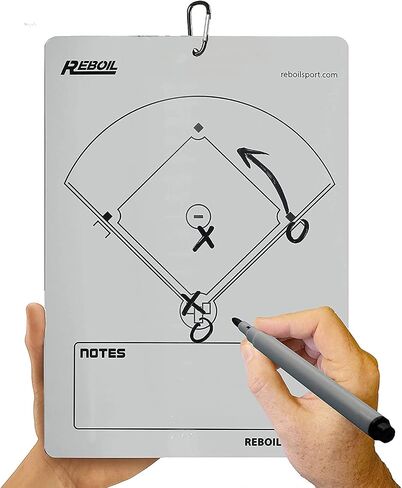 Coaches Boards - Premium Dry Erase 2 Sided Tactical Clipboards - Choose from Baseball, Basketball, Soccer, or Volleyball in Saudi Arabia