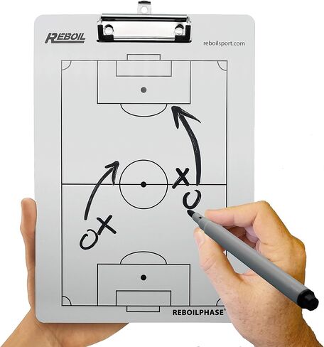 Coaches Boards - Premium Dry Erase 2 Sided Tactical Clipboards - Choose from Baseball, Basketball, Soccer, or Volleyball in Saudi Arabia