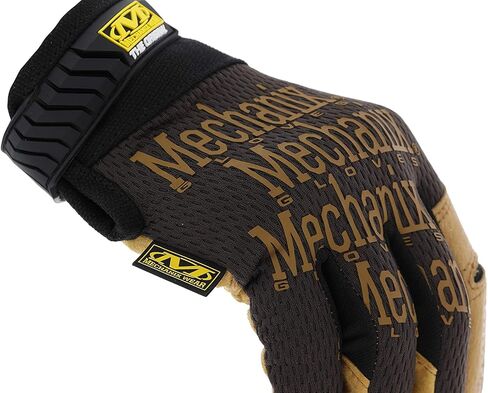 Mechanix Wear: The Original Durahide Leather Work Gloves with Secure Fit, Utility Gloves for Multi-purpose Use, Abrasion Resistant, Added Durability, Safety Gloves for Work (Brown, Small) in Saudi Arabia