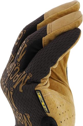 Mechanix Wear: The Original Durahide Leather Work Gloves with Secure Fit, Utility Gloves for Multi-purpose Use, Abrasion Resistant, Added Durability, Safety Gloves for Work (Brown, Small) in Saudi Arabia