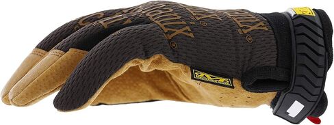 Mechanix Wear: The Original Durahide Leather Work Gloves with Secure Fit, Utility Gloves for Multi-purpose Use, Abrasion Resistant, Added Durability, Safety Gloves for Work (Brown, Small) in Saudi Arabia