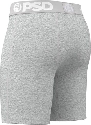 PSD Men's Athl Grey Sld Modal Boxer Briefs, Gray, S in Saudi Arabia