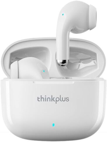 سماعات لينوفو الأصلية LP40 Pro TWS سماعات بلوتوث لاسلكية 5.1 رياضية للحد من الضوضاء سماعات تحكم باللمس 250 مللي أمبير 2022 جديدة (أبيض) in Saudi Arabia