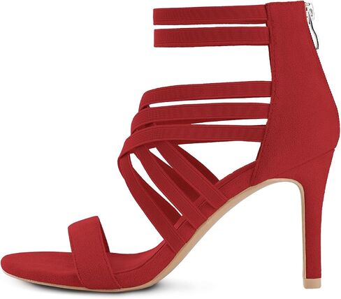 Shoe'N Tale Stiletto High Heels for Women Gladiator Sexy Multiple Straps Heeled Sandals Dress Open Toe Pump Heels in Saudi Arabia