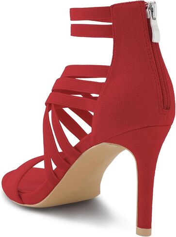 Shoe'N Tale Stiletto High Heels for Women Gladiator Sexy Multiple Straps Heeled Sandals Dress Open Toe Pump Heels in Saudi Arabia