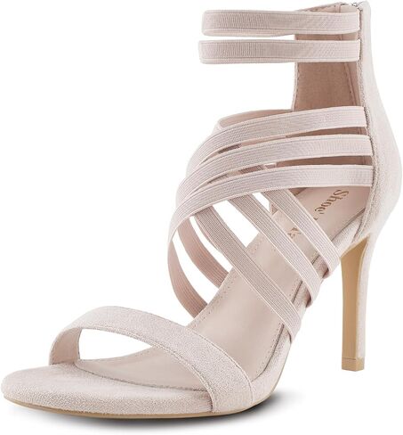 Shoe'N Tale Stiletto High Heels for Women Gladiator Sexy Multiple Straps Heeled Sandals Dress Open Toe Pump Heels in Saudi Arabia