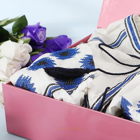 PACKHOME Gift Box 11x7.8x2.3 Inches, Gift Box with Lid, Sturdy Shirt Box with Magnetic Lid for Wrapping Gifts(Glossy Pink) in Saudi Arabia