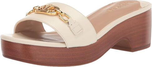 Lauren Ralph Lauren Women's Hilarie Leather Espadrille Platform in Saudi Arabia