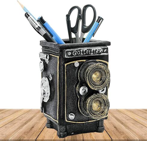 حامل قلم رصاص للكاميرا عتيق منظم مكتب فني حرفي in Kuwait