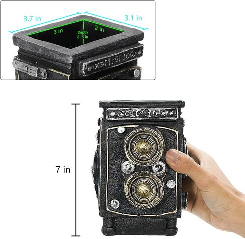 حامل قلم رصاص للكاميرا عتيق منظم مكتب فني حرفي in Kuwait