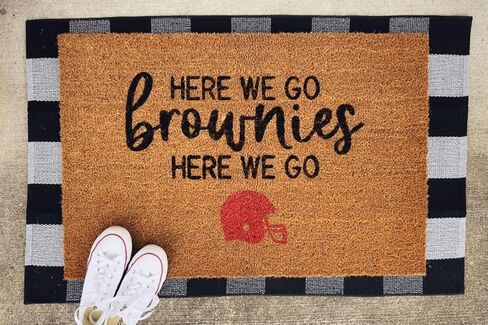 Buffalo Plaid Rug 2 x 3 ft Black White Checkered Door Mats for Entry Way, Front Porch, Kitchen, Farmhouse Carpet Cotton Washable Hand Woven Outdoor Rug in Saudi Arabia