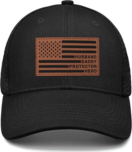 American Flag Hat Best Dad Ever Fathers Day Birthday Dad Gifts for Dad from Daughter Son in Saudi Arabia