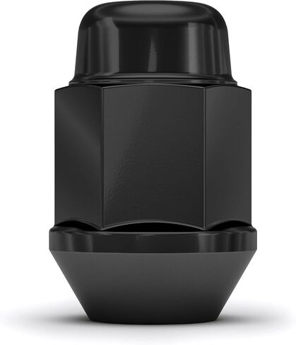 White Knight M12x1.50 Black Chrome Bulge Acorn Lug Nut, 4 Pack in Saudi Arabia