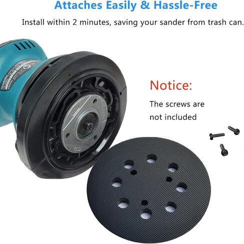 5 بوصة 8 حفرة ساندر استبدال الرملي الوسادة ل ديوالت ماكينة سنفرة مدارية هوك وحلقة استبدال ساندر الوسادة in Kuwait