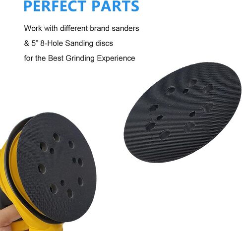 5 بوصة 8 حفرة ساندر استبدال الرملي الوسادة ل ديوالت ماكينة سنفرة مدارية هوك وحلقة استبدال ساندر الوسادة in Kuwait