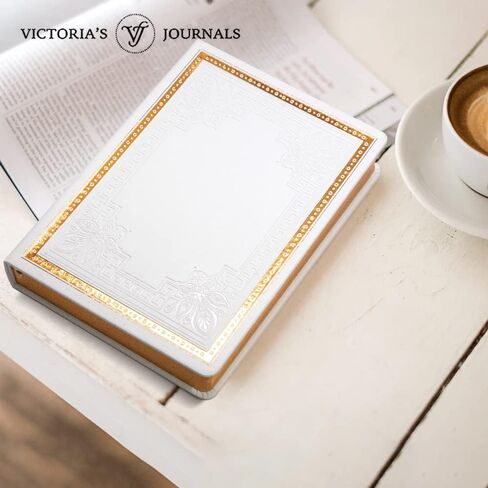VICTORIA'S JOURNALS Leatherette Vintage Journal Hard Cover Lined Notebook Old Looking Travel Diary, A5 Size 5.7'' x 8.1'' in Saudi Arabia
