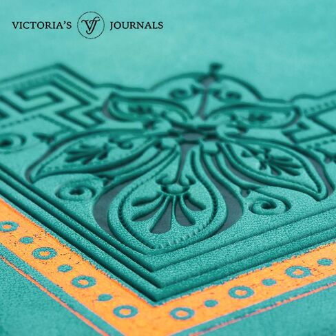 VICTORIA'S JOURNALS Leatherette Vintage Journal Hard Cover Lined Notebook Old Looking Travel Diary, A5 Size 5.7'' x 8.1'' in Saudi Arabia