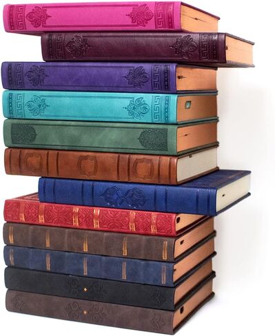VICTORIA'S JOURNALS Leatherette Vintage Journal Hard Cover Lined Notebook Old Looking Travel Diary, A5 Size 5.7'' x 8.1'' in Saudi Arabia