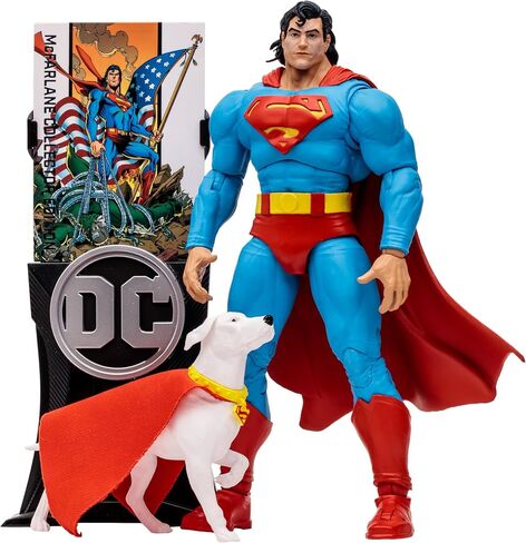 McFarlane Toys - DC Multiverse Superman & Krypto (Return of Superman) 7in Figure McFarlane Collector Edition #9 in Saudi Arabia