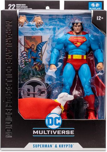 McFarlane Toys - DC Multiverse Superman & Krypto (Return of Superman) 7in Figure McFarlane Collector Edition #9 in Saudi Arabia