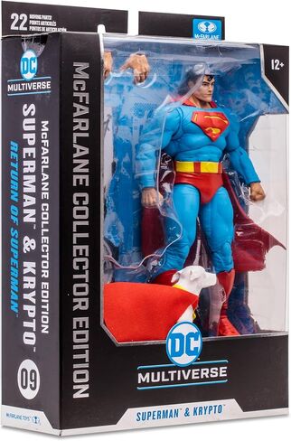McFarlane Toys - DC Multiverse Superman & Krypto (Return of Superman) 7in Figure McFarlane Collector Edition #9 in Saudi Arabia
