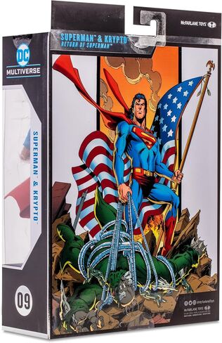 McFarlane Toys - DC Multiverse Superman & Krypto (Return of Superman) 7in Figure McFarlane Collector Edition #9 in Saudi Arabia
