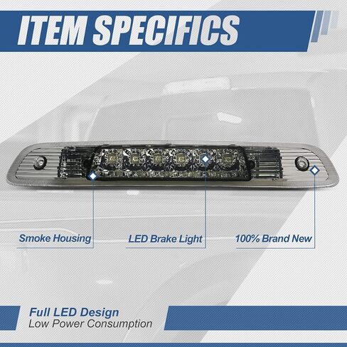 Auto Dynasty Rear High Mount Red Housing LED 3rd Third Brake Light Stop Lamp Compatible with Toyota Highlander 01-03 in Saudi Arabia
