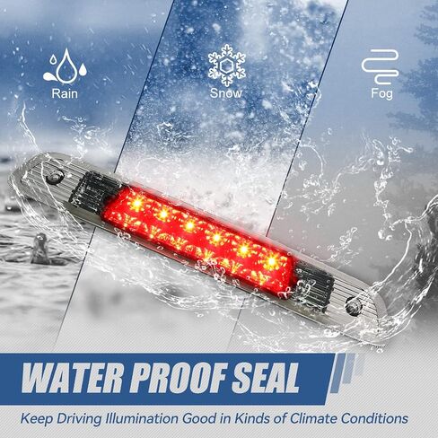 Auto Dynasty Rear High Mount Red Housing LED 3rd Third Brake Light Stop Lamp Compatible with Toyota Highlander 01-03 in Saudi Arabia