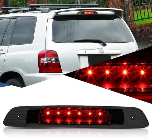Auto Dynasty Rear High Mount Red Housing LED 3rd Third Brake Light Stop Lamp Compatible with Toyota Highlander 01-03 in Saudi Arabia