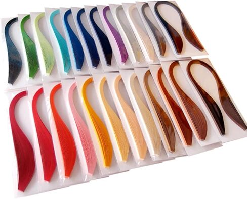 Easy PaperArt White Quilling Paper Strips 5mm Paper Filigee Quilling Strip Craft Paper Stripe 120pcsBag 21.2inch Length 5mm-0.2inch in Saudi Arabia