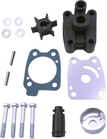 Boat Motor 6BX-WG078-00 6EE-W0078-00 6EE-W0078-01 Water Pump Repair Kit with Housing for Yamaha 4HP 5HP 6HP F4F4B F5A F6 F6C Outboard Engine, fit Sierra Marine 18-3473 in Saudi Arabia