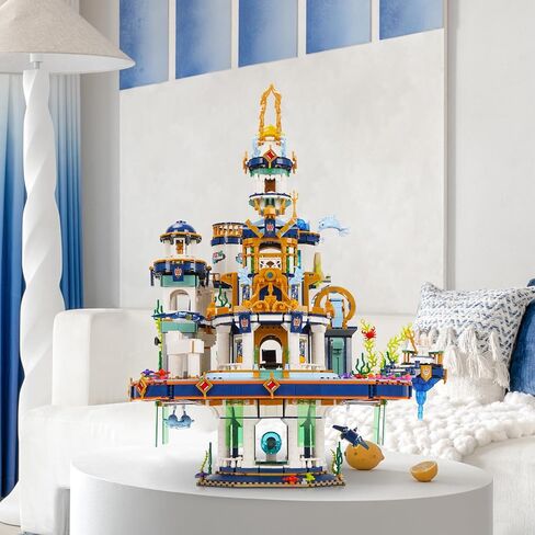 Building Block Set, Creative Construction Building Model Set Poseidon's Palace Model Building Blocks 4133 PCS in Saudi Arabia