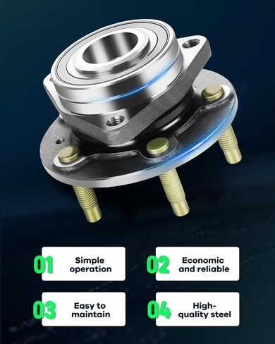 SCITOO Wheel Hub Bearing for ​ for Buick Verano for Cadillac ATS for Chevrolet Cruze Orlando Volt 2011-2015 Compatible for 513316 Front Wheel Bearings 2 pcs in Saudi Arabia