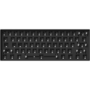 Keychron K12 Pro QMK/VIA Wireless Mechanical Keyboard Barebone Version Custom Programmable Macro Hot-Swappable 60% Compact Layout RGB Backlit Compatible with Mac, Windows Linux