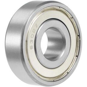 Uxcell 6302ZZ محمل كروي ذو أخدود عميق 15x42x13 مم محامل فولاذية كروم مزدوجة محمية عبوة واحدة in Kuwait