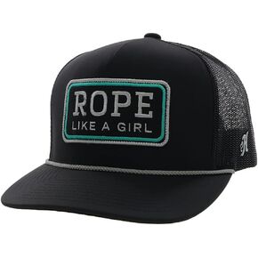 HOOEY Women's Rope Like a Girl Adjustable Snapback Hat