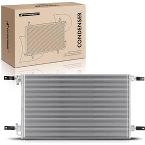 A-Premium A/C Condenser Compatible with 2001 Freightliner Coronado 14.6L 15.8L, Replace# A2242084002, A2272250001