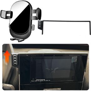 Car Phone Holder for Toyota bZ4X Auto Accessories[Special Vehicle Installation，only for 2023 bZ4X，Non Universal][Auto Lock Hands Free Cell Phone Mount Car fits for iPhone & All Smartphones]