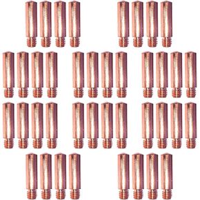 Contact Tips for Mig Welding 11-35 0.035",Compatible with Forney 60172,Binzel, Clarke and Tweco Mini/No.1 & Lincoln Magnum 100L MIG Welding Gun-40PK