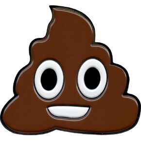 Happy Poop Face - Enamel Pin