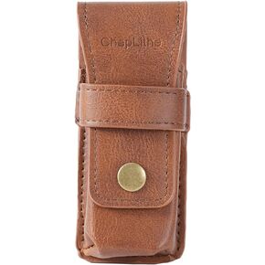 Premium Leather Sheath for Leatherman Rebar, Wingman, Sidekick, Rev,Free T2 T4, Multi-Tools Case.(Small)