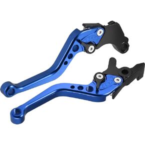 Motoforti Adjustable Brake Clutch Levers for Honda CBR500R 2013-2018 Black Aluminum Alloy 1 Pair