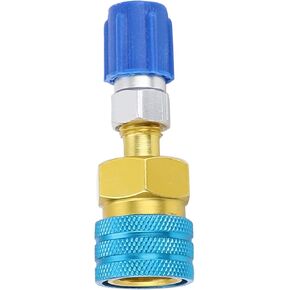 Air-Conditioning AC Charging R1234YF to R134A Low Side Quick Coupler,R12 to R134A Hose Adapter Fitting Connector