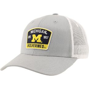 ZHATS Standard NCAA Officially Licensed Snapback Hat Big Rig Patch Gray White Switchback